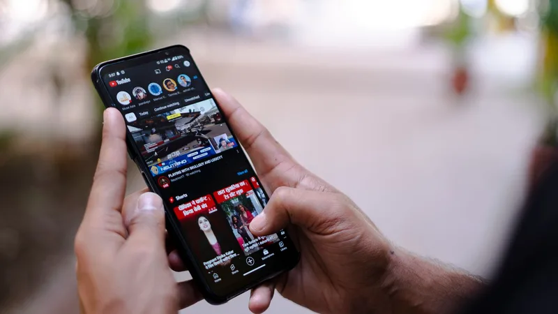 Smartphone screen showing a TikTok video in full screen with the share button visible on the right side
